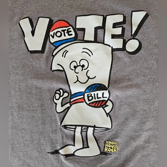 School House Rocks "VOTE" T-Shirt - Picture 2 of 5